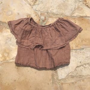 Off-the-Shoulder Crop Top